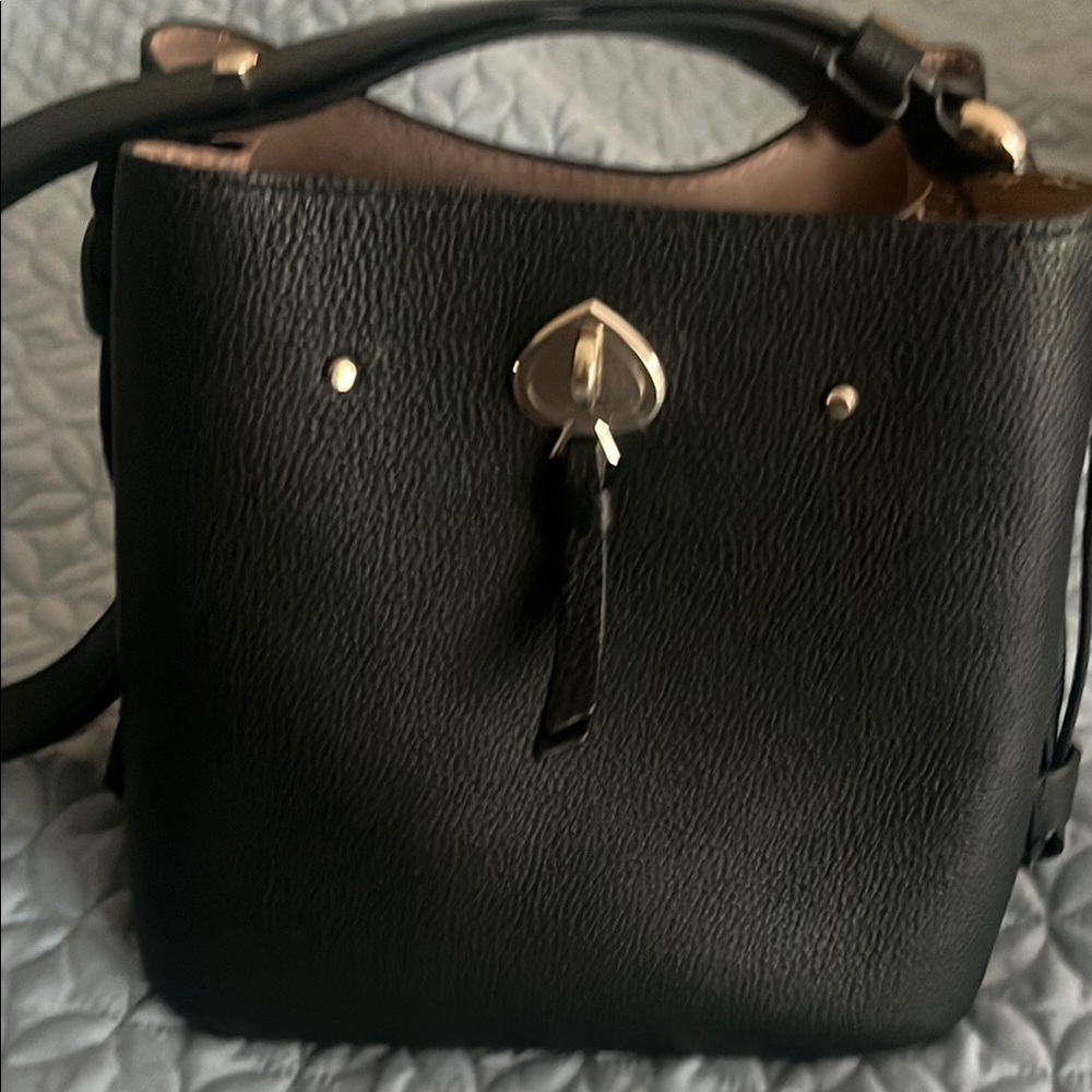 Elegant Black Leather Handbag
